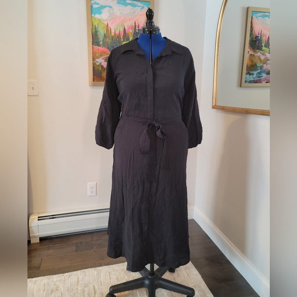 torrid Dresses & Skirts - Torrid Elegant Black Women's Shirt Dress 1X With Pockets
